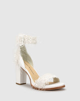 Freedom Heel - Snow Confetti - Premium Heel from Chaos & Harmony Bridal - Just $189! Shop now at Chaos & Harmony