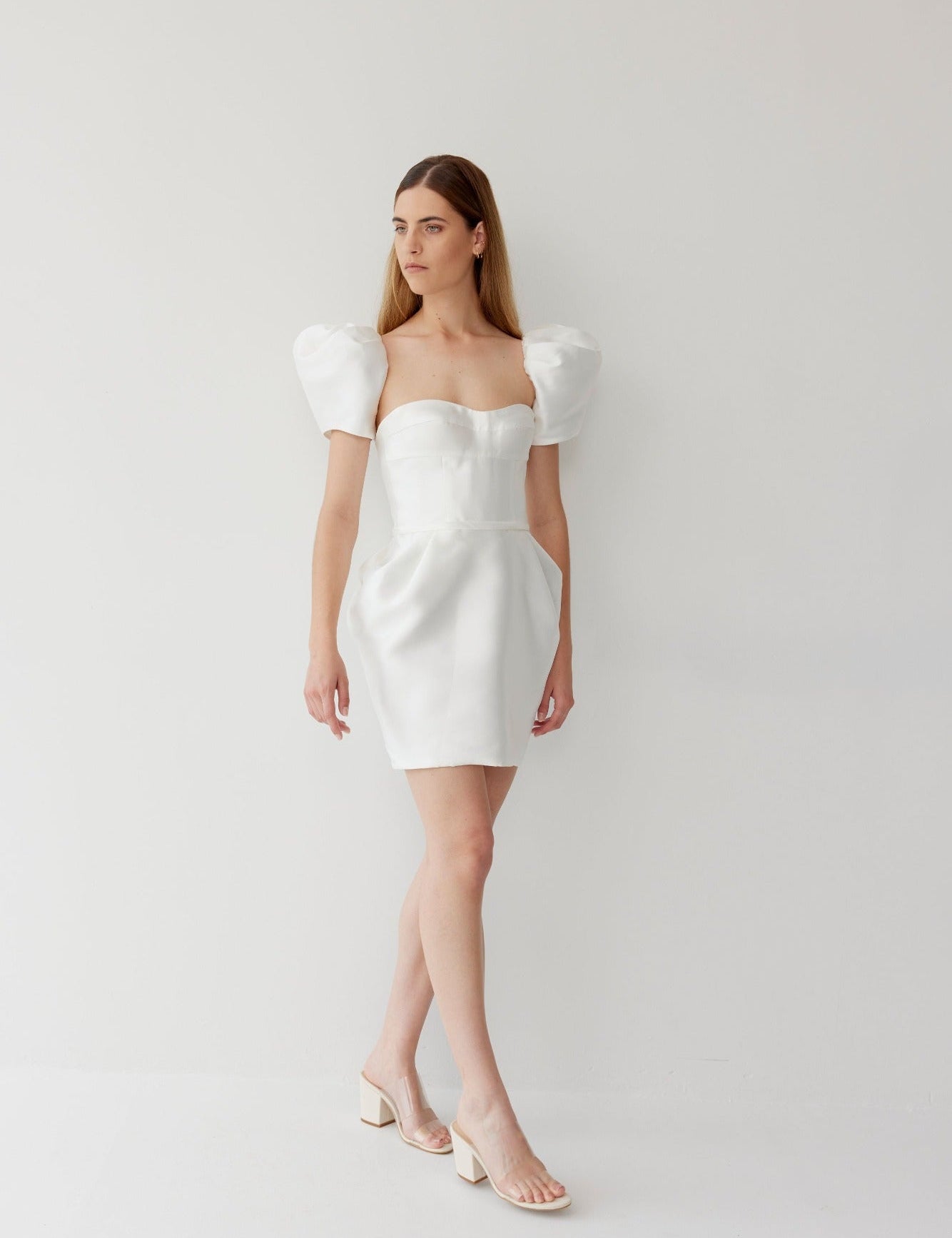 Glow Heel - Ecru Vinyl - Premium Heel from Chaos & Harmony Bridal - Just $289! Shop now at Chaos & Harmony