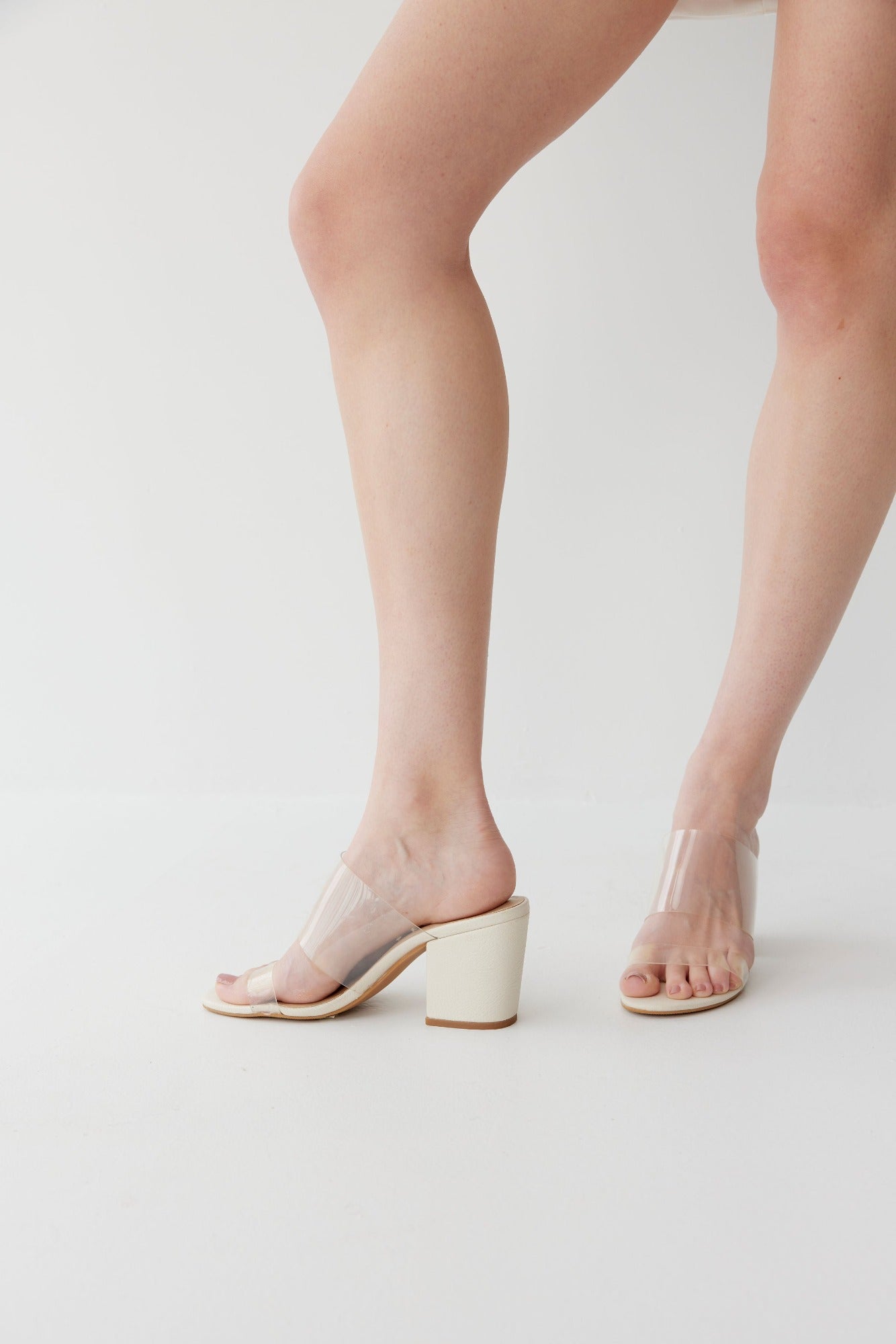 Glow Heel - Ecru Vinyl - Premium Heel from Chaos & Harmony Bridal - Just $289! Shop now at Chaos & Harmony
