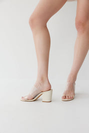Glow Heel - Ecru Vinyl - Premium Heel from Chaos & Harmony Bridal - Just $289! Shop now at Chaos & Harmony