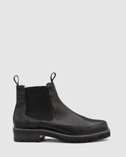 Halcyon Boot - Black leather Chelsea boot from Chaos & Harmony - Just $349. Shop now at Chaos & Harmony