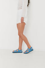 Jungle Sandal - Blue - Premium Sandal from Chaos & Harmony - Just $129.00! Shop now at Chaos & Harmony