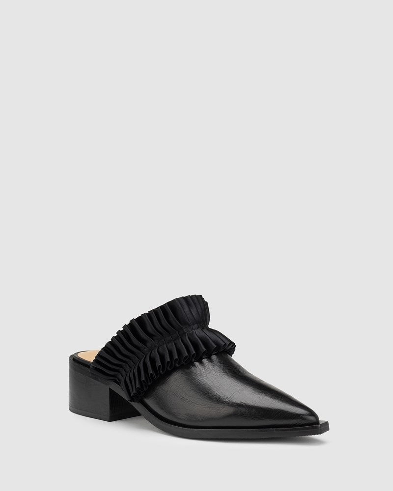 Kennedy Mule - Black - Premium Mule from Chaos & Harmony - Just $249.0! Shop now at Chaos & Harmony