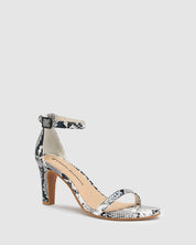 Lover Heel - Black & White Snake - Premium Heel from Chaos & Harmony - Just $139! Shop now at Chaos & Harmony