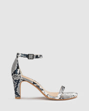 Lover Heel - Black & White Snake - Premium Heel from Chaos & Harmony - Just $139! Shop now at Chaos & Harmony