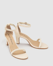 Lover Pearl Heel - Ivory - Premium High Heel from Chaos & Harmony Bridal - Just $329! Shop now at Chaos & Harmony