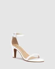 Lover Pearl Heel - Snow - Premium Heel from Chaos & Harmony Bridal - Just $329! Shop now at Chaos & Harmony