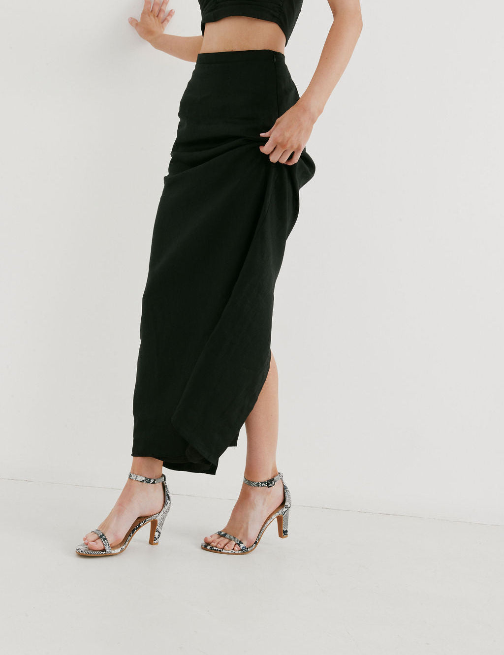 Lover Heel - Black & White Snake - Premium Heel from Chaos & Harmony - Just $139! Shop now at Chaos & Harmony