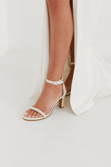 Lover Pearl Heel - Ivory - Premium High Heel from Chaos & Harmony Bridal - Just $329! Shop now at Chaos & Harmony