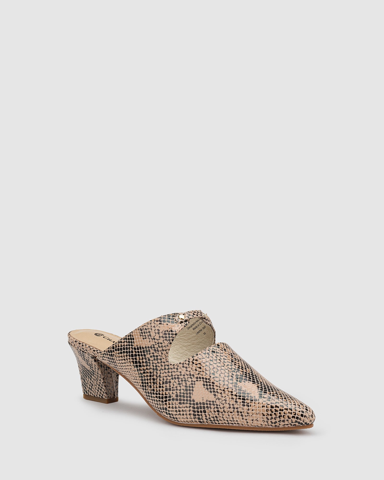Lusso Mule - Snake - Premium Mule from Chaos & Harmony - Just $99.0! Shop now at Chaos & Harmony