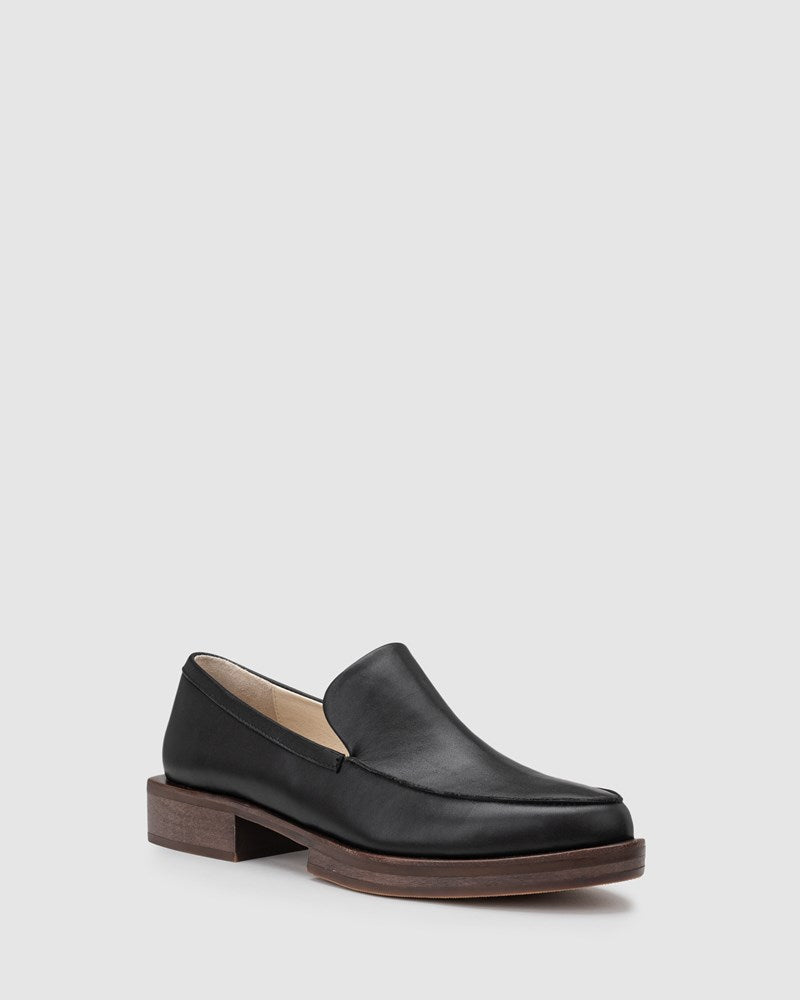 Nevaya Loafer - Black - Premium LOAFER from 0 - Just $349! Shop now at Chaos & Harmony