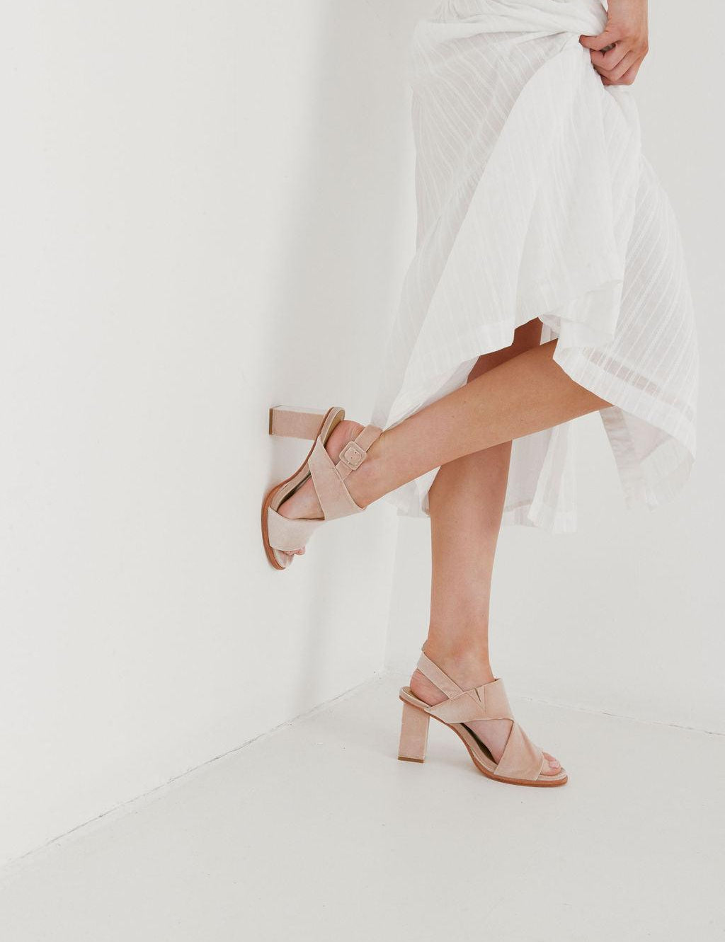 Passion - Blush Velvet - Premium High Heel from Chaos & Harmony - Just $319! Shop now at Chaos & Harmony
