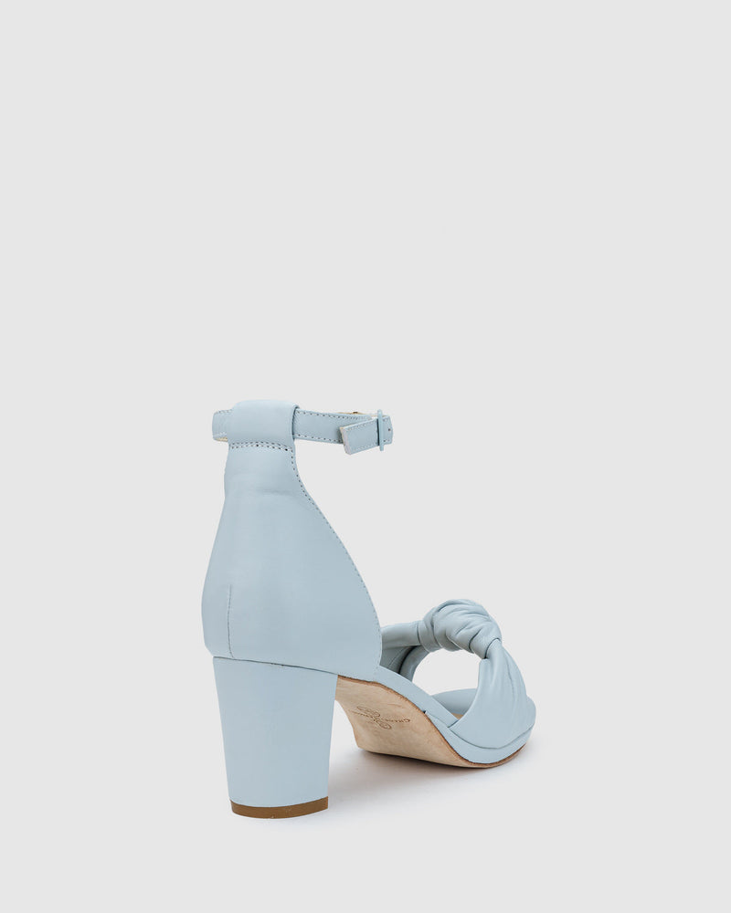 Promise Heel  - Powder Blue - Premium Mid Heel from Chaos & Harmony Bridal - Just $369! Shop now at Chaos & Harmony