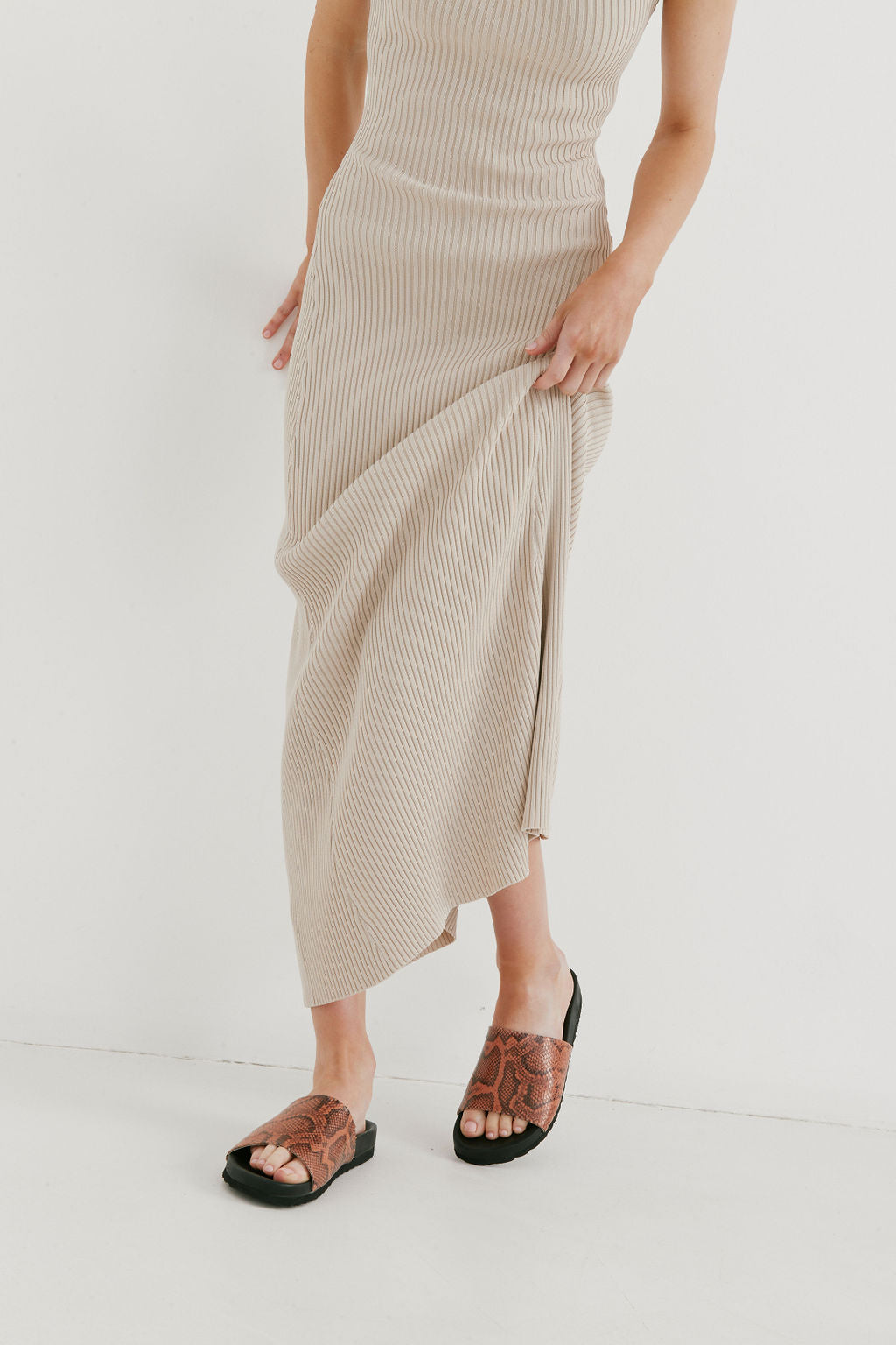 Seclude Slide - Tan Snake - Premium Slide from Chaos & Harmony - Just $139! Shop now at Chaos & Harmony