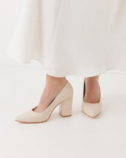Brilliance Pump - Ivory - Premium Heel from Chaos & Harmony Bridal - Just $319! Shop now at Chaos & Harmony